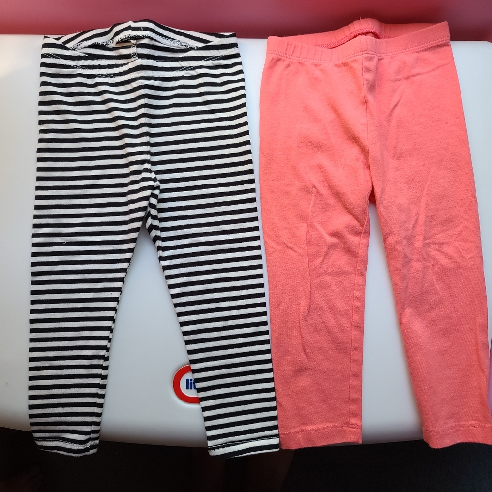 Bundle of toddler leggings 2T